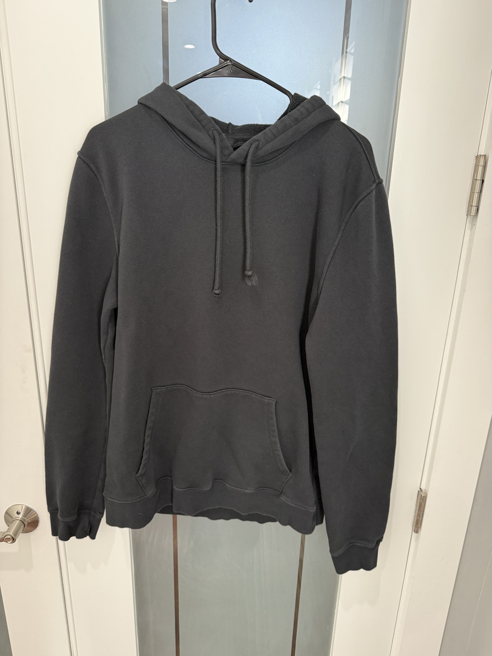 SKIMS Men's Black Pullover Hoodie Sweatshirt- Size MED